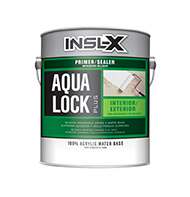 PAINT HEADQUARTERS INC Aqua Lock Plus is a multipurpose, 100% acrylic, water-based primer/sealer for outstanding everyday stain blocking on a variety of surfaces. It adheres to interior and exterior surfaces and can be top-coated with latex or oil-based coatings.

Blocks tough stains
Provides a mold-resistant coating, including in high-humidity areas
Quick drying
Topcoat in 1 hourboom